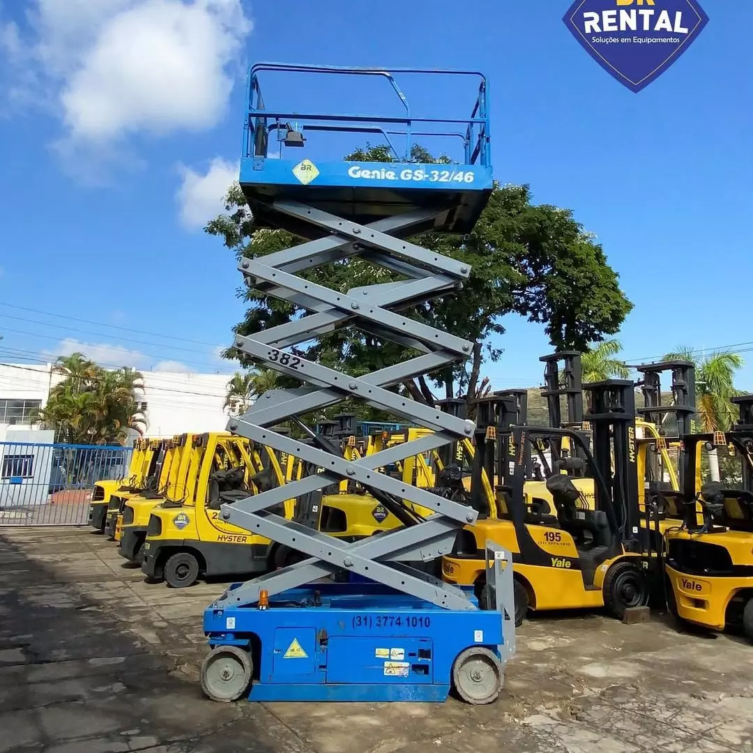 5 Plataforma Elevatória Tesoura 12 metros Genie G3246