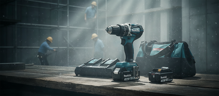 Kit Parafusadeira de Impacto Makita DHP490Z